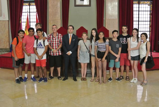 Diez alumnos del Awty International School de Houston visitan Murcia - 1, Foto 1