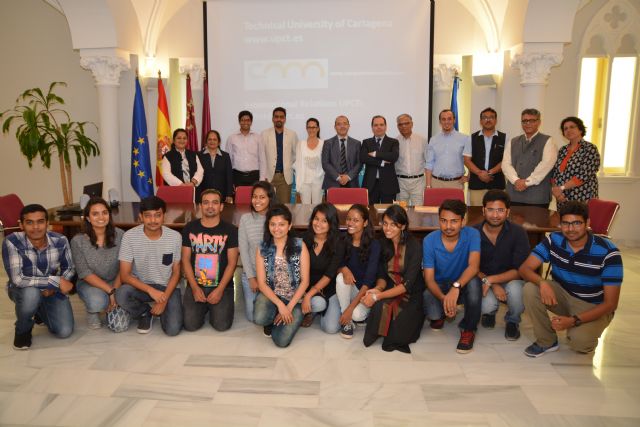 Profesores y estudiantes indios coinciden en la UPCT - 1, Foto 1