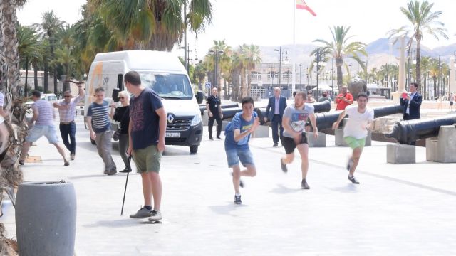 Simulacros de atentados terroristas en un curso de verano de la UPCT - 2, Foto 2