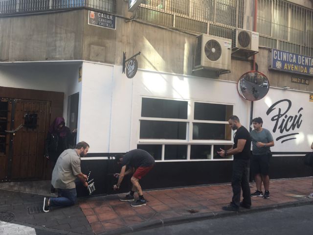 Las calles de Santa Eulalia se convierten en el escenario del largometraje 'Ma petite Sophie' del artista murciano Rubén Bautista - 1, Foto 1