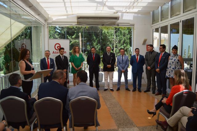 El consejero Celdrán arropa a Eloy Jiménez en su toma de posesión como nuevo presidente de ASECOM - 3, Foto 3