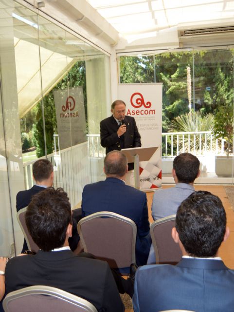 El consejero Celdrán arropa a Eloy Jiménez en su toma de posesión como nuevo presidente de ASECOM - 5, Foto 5