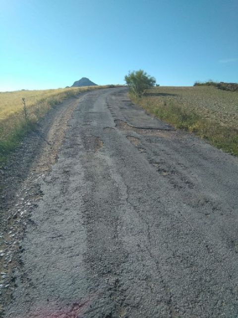 La falta de mantenimiento y el abandono llenan de baches y pasos de cebra sin pintar las calles de Caravaca y sus pedanías - 3, Foto 3