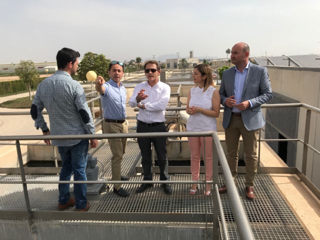 La Consejería de Agua trabaja en la construcción de un gran tanque ambiental en la depuradora de Torre Pacheco - 1, Foto 1