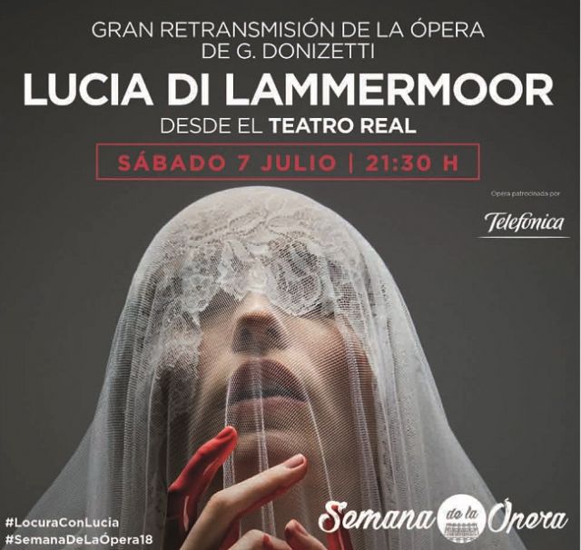 El Thuillier de Caravaca retransmite en directo desde el Teatro Real la ópera 'Lucía di Lammermoor' - 1, Foto 1