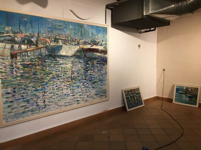 El pintor murciano Fulgencio Saura Mira dedica su nueva exposición, Reflejos,  al Mar Menor - 1, Foto 1