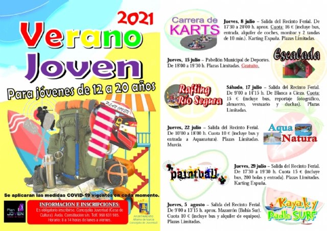 Actividades de verano 2021 para jvenes de 12 a 20 aos, Foto 2