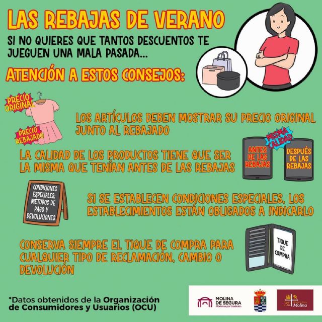 El Ayuntamiento de Molina de Segura pone en marcha una campaña de información sobre los derechos de los consumidores en periodos de rebajas - 3, Foto 3