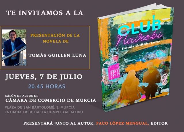 Editorial Tirano Banderas presenta Club Nairobi de Tomás Guillén Luna - 4, Foto 4