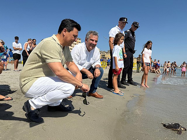 Liberan otras 30 tortugas en la playa Ensenada del Esparto - 1, Foto 1