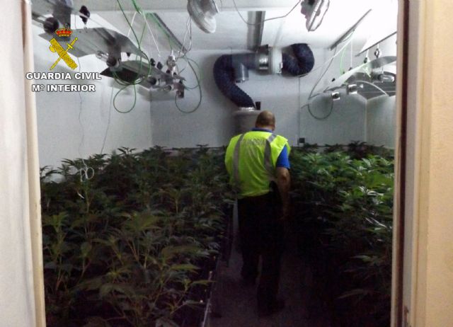 La Guardia Civil desmantela un invernadero clandestino de marihuana en una nave del polígono industrial Oeste de Alcantarilla - 5, Foto 5