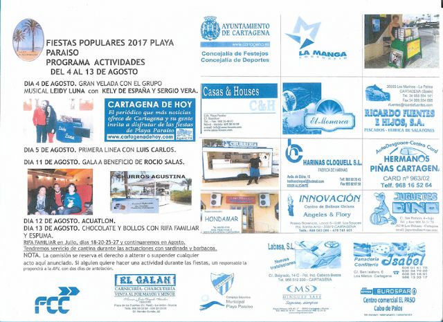 La Kely de España y Sergio Vera inauguran las fiestas de Playa Paraiso - 1, Foto 1