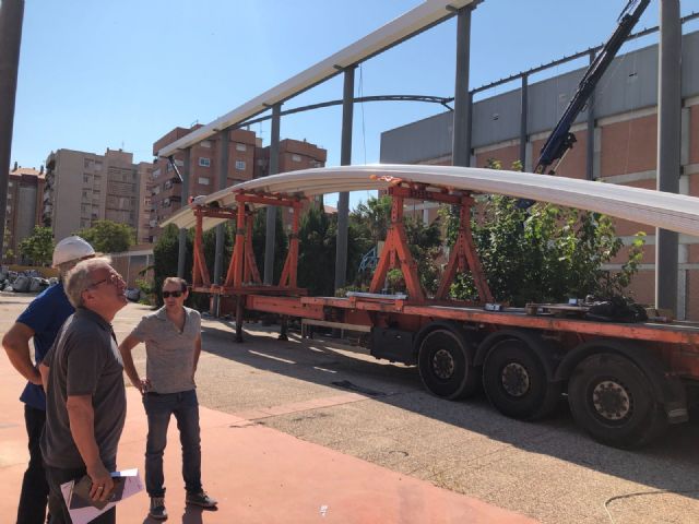 Deportes instala una cubierta de 1.000 m2 en la pista de baloncesto del polideportivo del Infante - 2, Foto 2