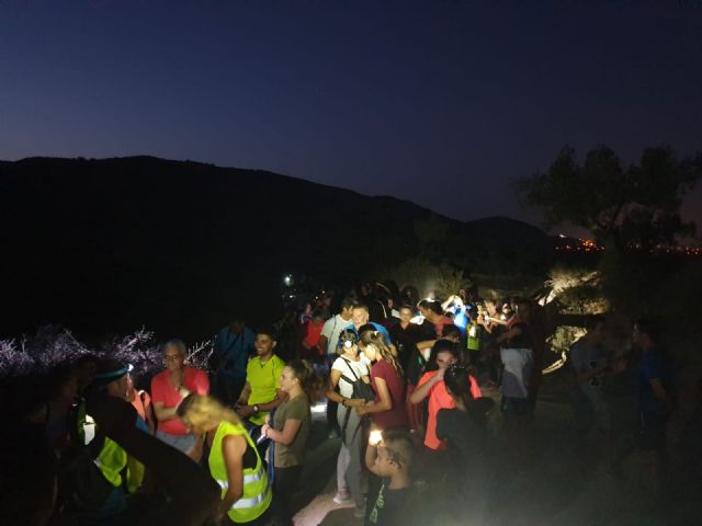 300 participantes en la II salida senderista nocturna organizada por el Ayuntamiento de Puerto Lumbreras - 4, Foto 4