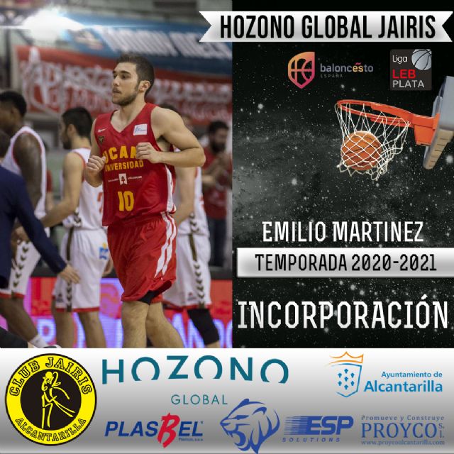 Emilio Martínez, nueva incorporación del Hozono Global Jairis de LEB Plata - 1, Foto 1