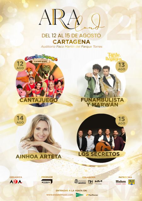 La primera edición de ARALAND se celebrará del 12 al 15 de agosto de 2021, en el Auditorio Paco Martín del Parque Torres - 1, Foto 1