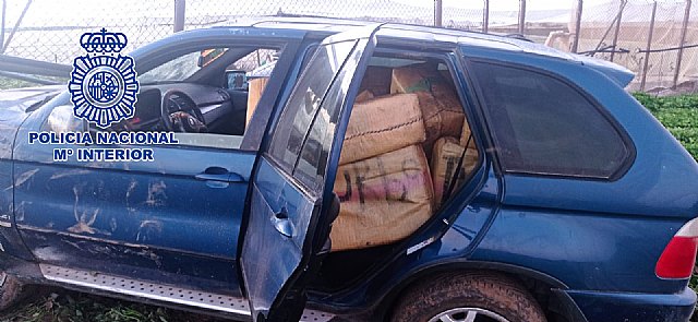 La Policía Nacional detiene al presunto autor del atropello a tres agentes cuando huía en un vehículo cargado con más de 600 kilos de hachís - 1, Foto 1