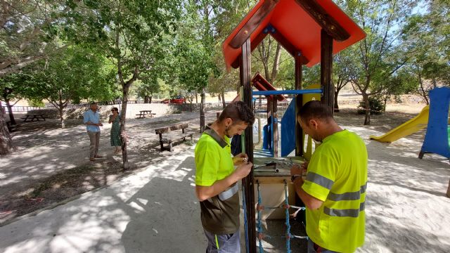 El Ayuntamiento de Caravaca prosigue las obras del plan de inversiones en pedanías con la mejora de espacios públicos en Singla, Archivel y Barranda - 3, Foto 3