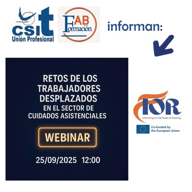 Webinar europea para defender los derechos de trabajadores desplazados en el sector asistencial - 1, Foto 1