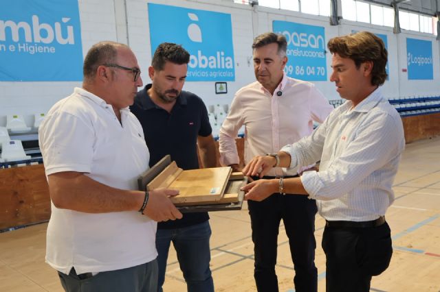 Ayuntamiento y CARM sustituyen el pavimento deportivo del Pabellón Príncipe de Asturias - 3, Foto 3