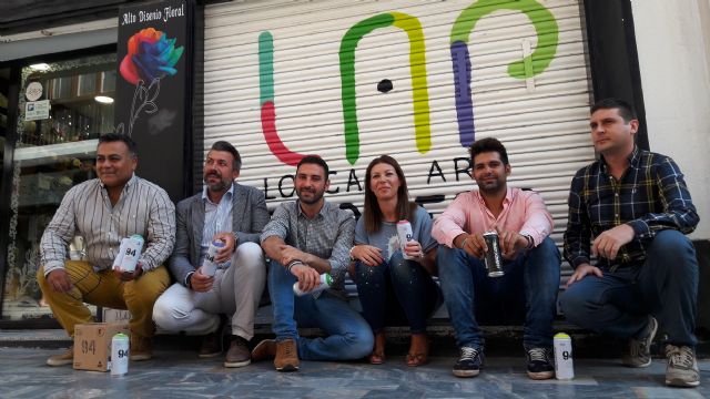 Lorca Art Project reunirá a jóvenes artistas lorquinos para embellecer las fachadas de los comercios del Centro Comercial Urbano e Histórico de la ciudad - 1, Foto 1