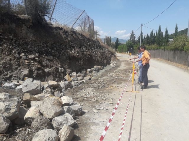 Comienza la reconstrucción del muro de Begastri - 1, Foto 1