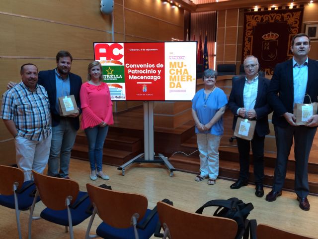 El Ayuntamiento de Molina de Segura firma convenios de patrocinio y mecenazgo con tres entidades privadas para la financiación de los 50° Festival Internacional de Teatro - 1, Foto 1