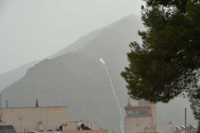 Un puntazo leve en el primero de los encierros de Calasparra - 1, Foto 1