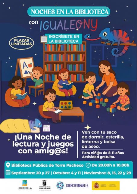 Comienzan las noches en la biblioteca - 1, Foto 1