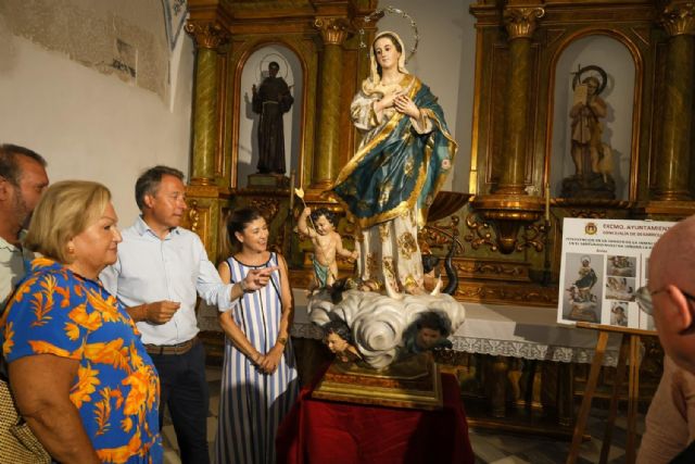Estra Señora la Real de las Huertas de LorcaEl Taller de Restauración Municipal recupera la imagen de la Inmaculada Concepción - 4, Foto 4