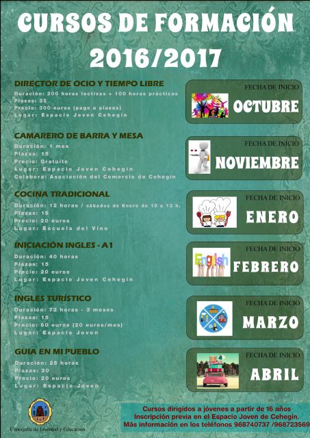 La Concejalía de Juventud ofrece un programa de formación de seis cursos  para facilitar que los jóvenes puedan acceder al mercado laboral - 1, Foto 1