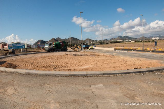 El acceso a Cabo de Palos por la nueva rotonda estara abierto en diciembre - 1, Foto 1