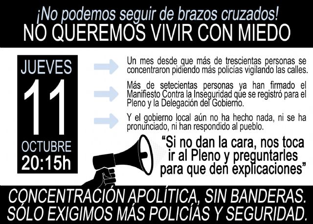 Los vecinos de Alguazas convocan una nueva manifestación para el próximo jueves coincidiendo con el pleno municipal - 5, Foto 5