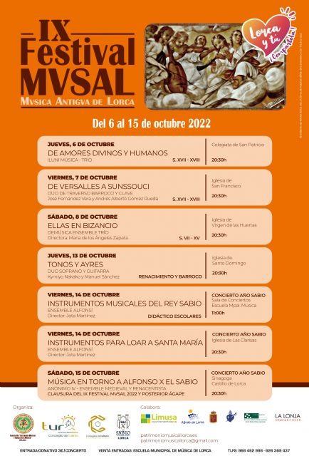 El Festival de Música Antigua de Lorca celebra su IX edición - 1, Foto 1