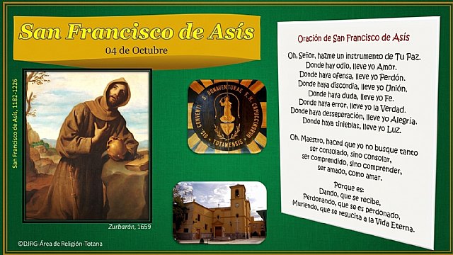 San Francisco de As�s y Totana: 800 a�os de huella y devoci�n franciscana