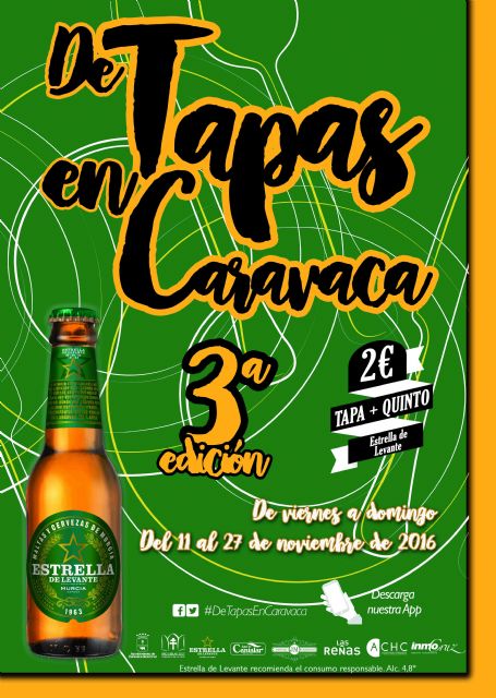 'De tapas en Caravaca' trae 26 propuestas gastronómicas del 11 al 27 de noviembre - 1, Foto 1