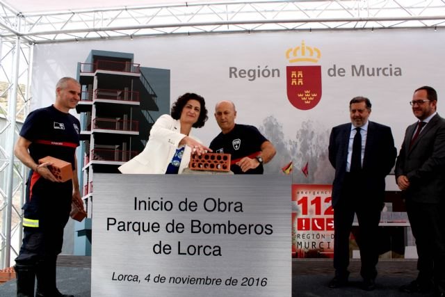 La Comunidad inicia las obras del nuevo parque de bomberos de Lorca que se prevé que concluyan en un año - 3, Foto 3