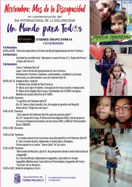 Torre Pacheco celebra el mes de la discapacidad Un mundo para todos 2019 - 1, Foto 1