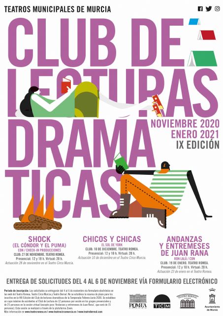 Los teatros municipales de Murcia organizan una nueva edición de su Club de Lecturas Dramáticas con tres nuevos textos que se representarán esta temporada - 1, Foto 1