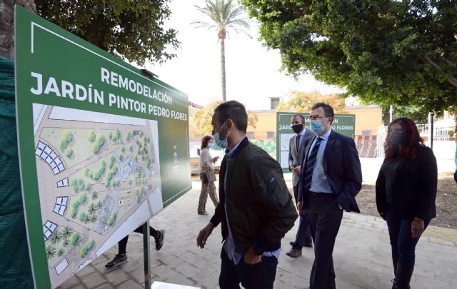 El renovado jardín Pintor Pedro Flores abrirá antes de que acabe el año con zonas diferenciadas por edades y más espacios de sombra - 1, Foto 1