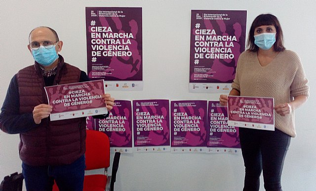 #Cieza en marcha contra la violencia de género# - 1, Foto 1