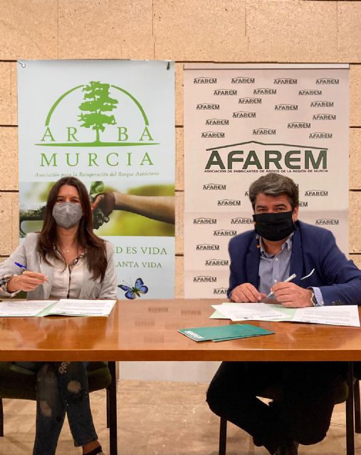AFAREM y ARBA suscriben un acuerdo para la reforestación de las canteras de la Región de Murcia - 1, Foto 1