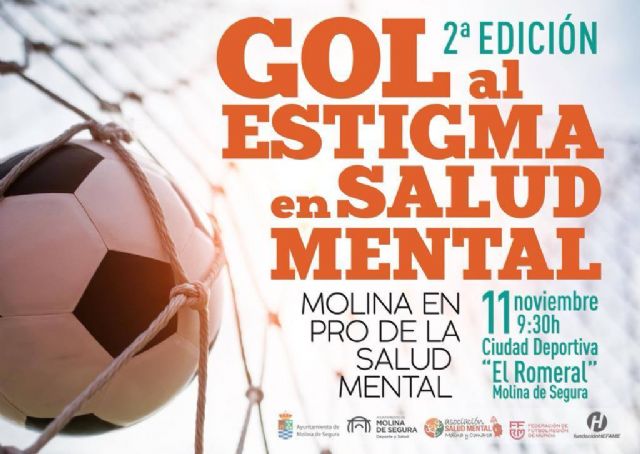 AFESMO y el Ayuntamiento de Molina de Segura organizan la II Jornada Gol al Estigma en Salud Mental el viernes 11 de noviembre - 1, Foto 1