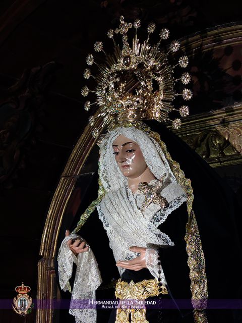 Un año más la Virgen de los Dolores se viste de luto en Alcalá del Río - 5, Foto 5