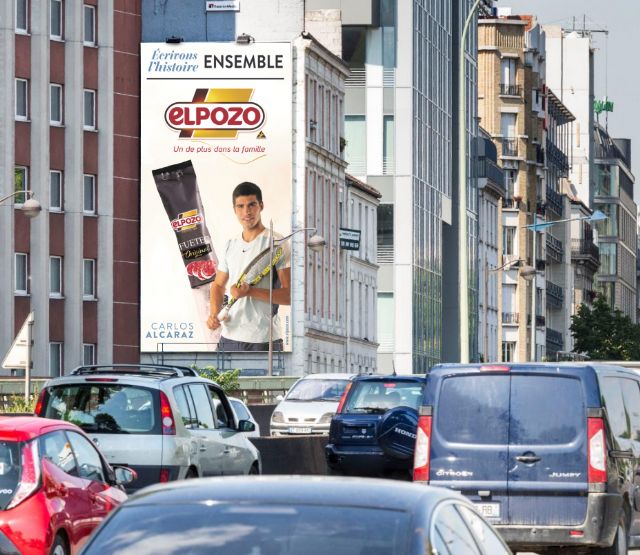 El Pozo Alimentacin, con Carlos Alcaraz en Pars, Foto 1