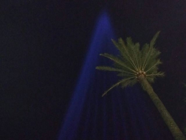 Huermur denuncia al ayuntamiento de Murcia por la contaminación lumínica del árbol de la Circular - 4, Foto 4