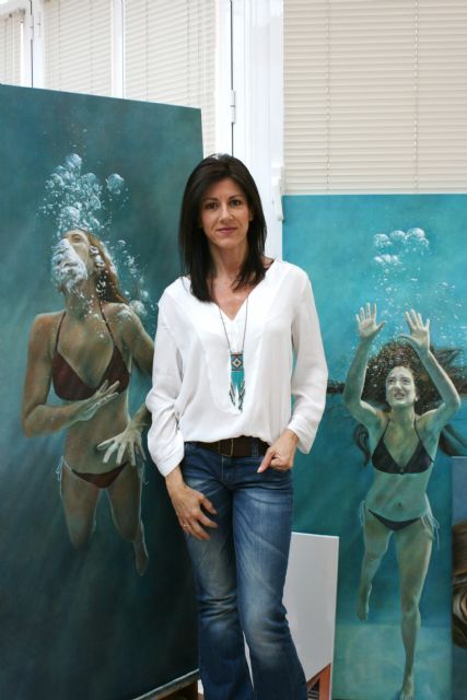 Perla Fuertes muestra su obra Caja de agua en la galera Bisel de Cartagena, Foto 1