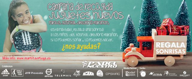 Padel Nuestro se une a la campaña Regala Sonrisas, de Marta Ortega, para recoger juguetes para niños hospitalizados - 1, Foto 1