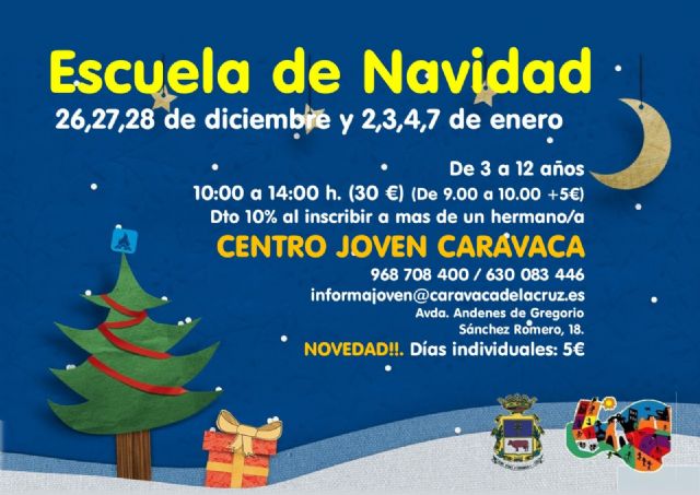 Abierto el plazo de matrícula en la 'Escuela de Navidad' del Centro Joven - 1, Foto 1
