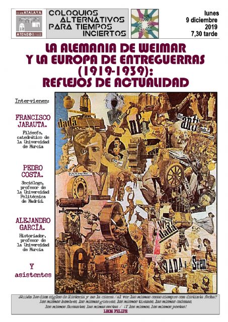 Los ECO de la Alemania de Weimar en el Club Atalaya - 1, Foto 1